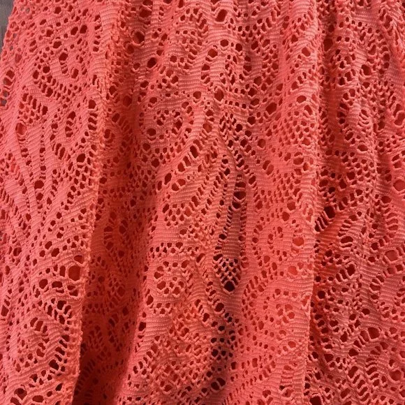 Aeropostale Women Mini Skirt Size M Color Orange - Picture 7 of 9